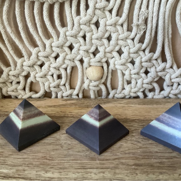 Chocolate Calcite Pyramids RARE ❤️Valentine’s - Picture 2 of 7